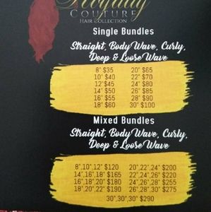 100% Virgin Human Hair